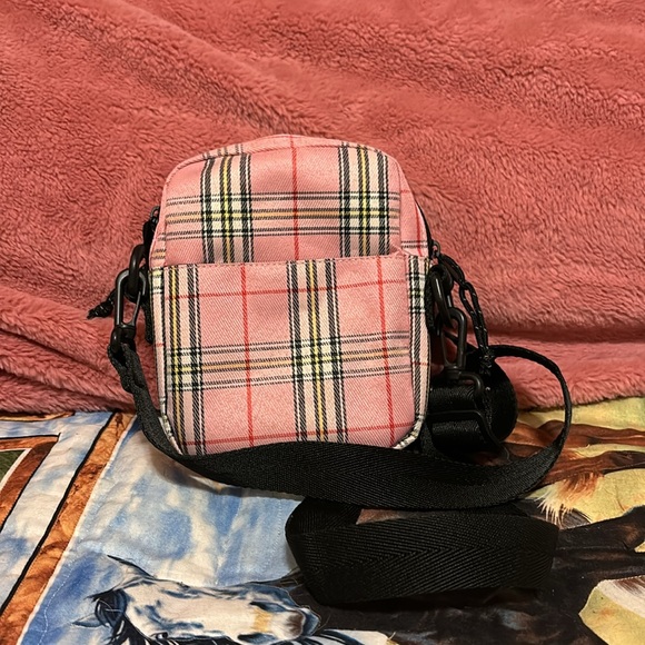 Opening Ceremony Pink Plaid Mini Square Crossbody - Picture 2 of 6